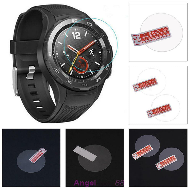 2Pcs 9HD Tempered Glass Screen Protector Film Guard For New Huawei Watch 2