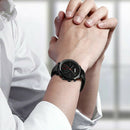 Skmei Business Quartz Men'S Watch Fashion Simple Leather Strap Watch Alloy