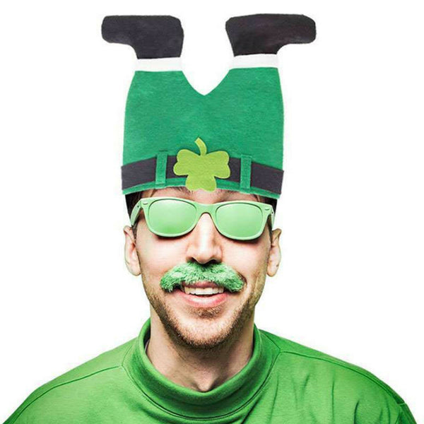 Irish Easter Hat Unisex Funny Decorative Shamrock Show Dance Cap Party Favor