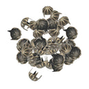 50pcs 9mm Nailheads DIY Metal Punk Spikes Spot Pumpkin Stud DIY Craft Bronze