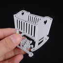 Baby bed Metal Cutting Dies For Scrapbooking Paper Craft Baby Shower Decor MO