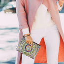 DIY Mandala Special Shaped Diamond Painting Wristlet Bags Women Wallet