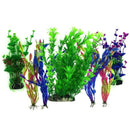 Artificial Aquatic Plants, 7 Pcs Large Aquarium Plants Plastic Fish Tank De