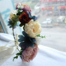 Summer Women Flower Wreath Crown Floral Wedding Party Garland Headband Head D6G7