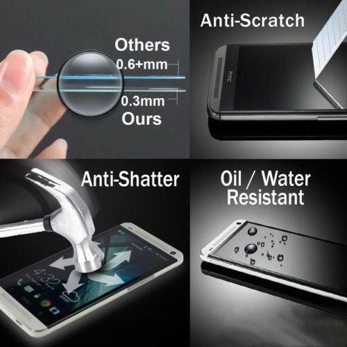 2pcs For LG Q6 Tempered Glass Screen Protector Film Guard