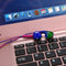 3.5mm Wired In-Earphone Fashion Gradient Music Earbuds Stereo Earphone  Heads&+