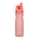 Leak Proof Cycling Camping Mug Sport Spraying Water Cup Flask 20oz,Pink