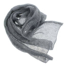 Baby Fabric Mohair Wrap Blankets Baby Photography Accessories Gray