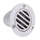 Marine 316 Stainless Steel Boat Floor Deck Drain - Mirror Polished