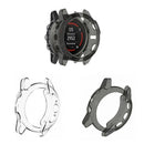 2pieces Smart Watch Silica Gel Protective Case Clear For garmin fenix 5X