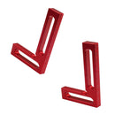 2pcs 90Deg Precision Positioning Squares Right Angle Clamps Carpenter Tool