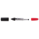 2 in 1 Capacitive Touch Screen Stylus Ball Point Pen Lipstick Design 2pcs