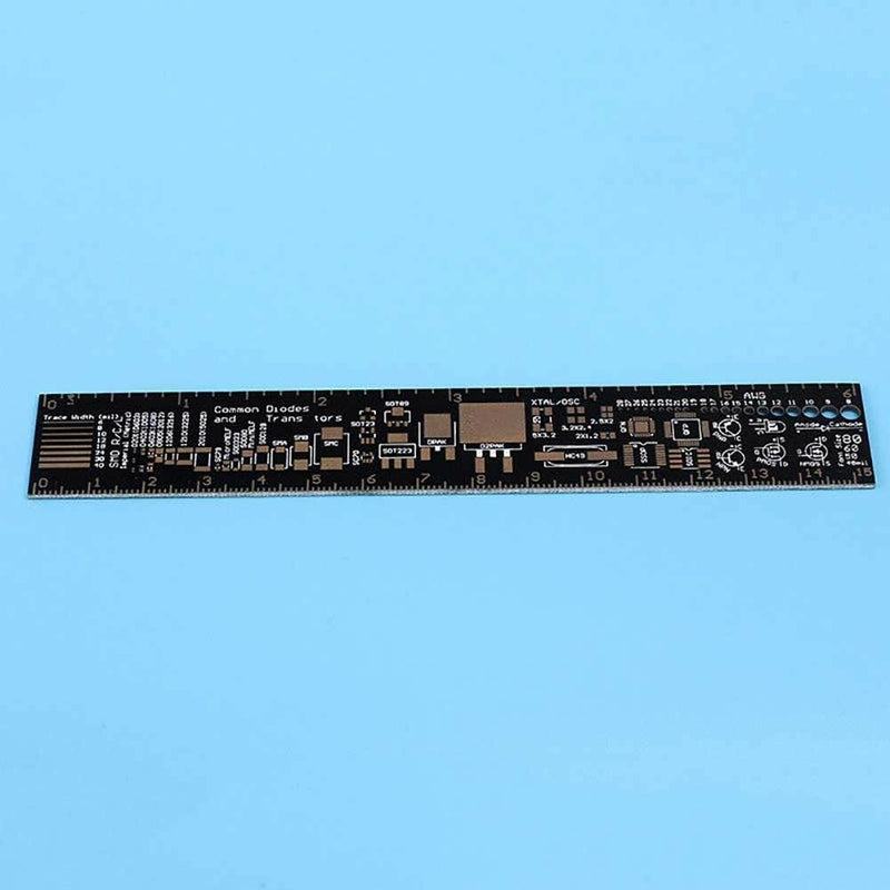 Adafruit PCB Ruler v2 6" (15cm) Great for measuring components and SMD-; U0S1