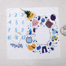 Cute Cartoon Baby Photography Blanket Calender Backdrop Cloth Photo Grops A