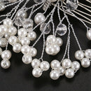Crystal Flower Faux Rhinestone Wedding Bridal Flower Hair Clip Hairpin Part J9I2