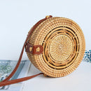 Rattan Bags for Women Woven Straw Crossbody Rattan with Bag
