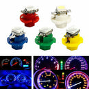 50Pcs T5 B8.4D 5050 1SMD LED Indicator Cluster Gauge Dashboard Dash Side Lights