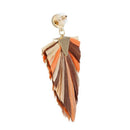 Trendy Fashion Geometric Mixed Color Series Raffia Fringed Tassel Hanging E