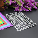 6pcs Cutting Dies Frame DIY Album Scrapbook Bookmark Card Decor Tool