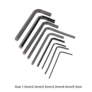 9pcs Steel Guitar Bridge Saddle Tremolo Knob Adjustment Allen Key Wrench