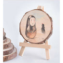 5pcs 7-8cm Blank Natural Wood Slices Circles Log Discs for Drawing DIY Craft