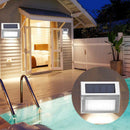 Outdoor Solar 3LED Stainless Steel Garden Patio Step Stair Deck Lamp Lights