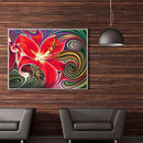 Art DIY Diamond Full Round Drill Painting Fantasy Flower 5D Drawing Kit