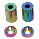 Racing 1" Billet Hood Vent Spacer Riser Kit For Car Turbo Engine Motor 6mm
