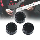4pcs Acrylic Electric Guitar Volume Adjusting Rotary Knob Potentiometer Cap