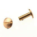10x Arc Solid Brass Button Stud Screw Nail Screw back Leather Rivet Belt 12