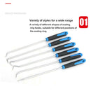 6Pcs/Set Oil Seal O-Ring Seal Gasket Puller Remover Hook Craft Hand Tool Set