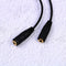 3.5mm stereo headphone audio male to 2 female y splitter cable w/ volume contrJR