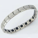 Couple Germanium Titanium Steel Elastic Bracelet Stretch Bracelet Bangle Fo