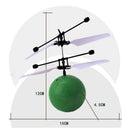 Fantastic Infrared Induction Drone Flying Flash LED Lighting Ball HelicopterI6L7