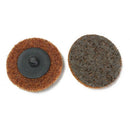 10PCS 60 Grit 2 inch(50mm) Coarse Roloc Roll Lock Surface Sanding Disc for