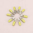 10 x White LED Light Bulb Interior Package Kit T10 12SMD Festoon License FIH