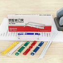 50Pcs Colourful Plastic Paper Filing Prong Fasteners Binding Clips Z8L5