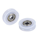 8*30*9mm Nylon Plastic Embedded 608 U Groove Ball Bearing Guide Pulley OZ