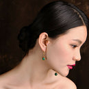 Fashion Asymmetric Earrings Personality Retro Temperament Earrings National