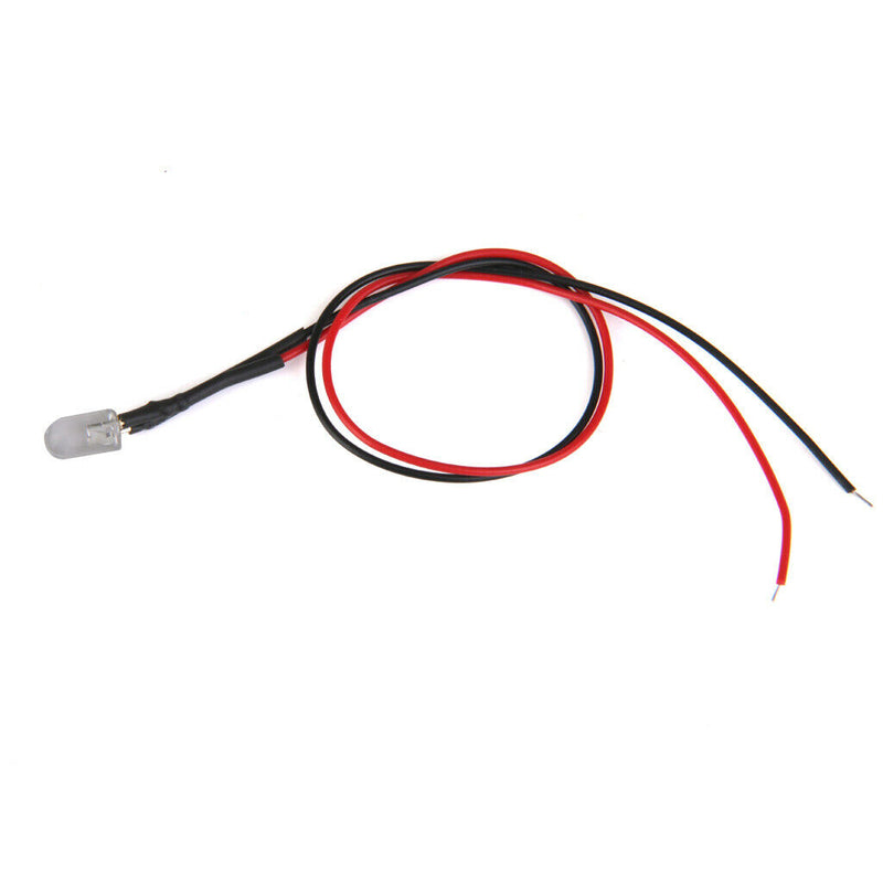 20 x Red LED Light Lamp Bulb 5mm Dash Indicator Universal for Car Boat RV