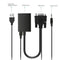 VGA To HDMI Output 1080P HD Audio TV AV HDTV Video Cable Converter Adapter  H8X9