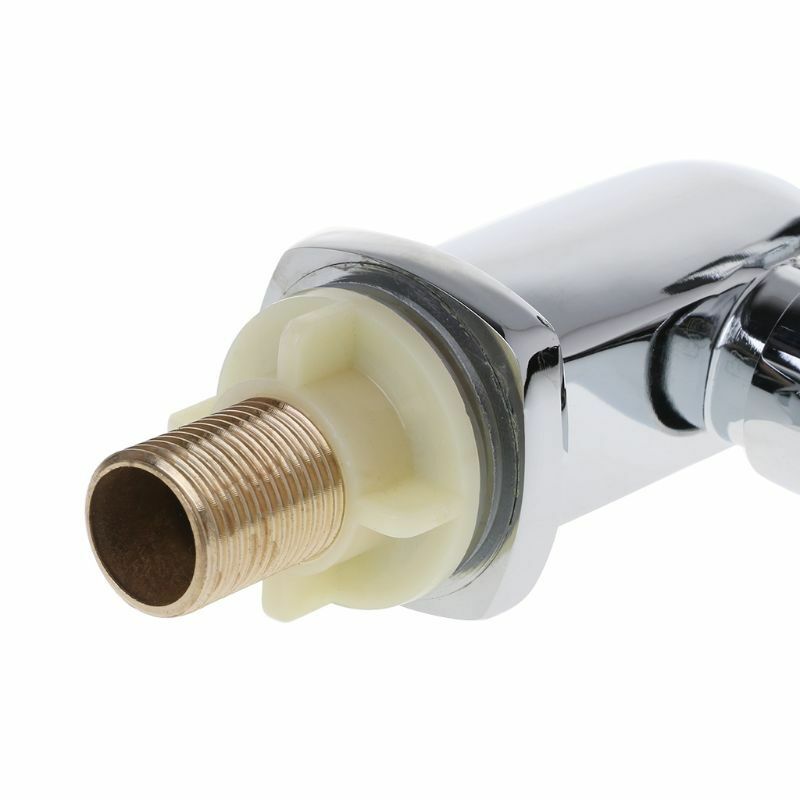 1/2" Kitchen Connect Basin Faucet Deck Mounted Cold Water Tap Chrome Plated