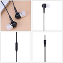 3.5mm Line Control In-ear Heavy Bass Stereo Earbud Earphone With MIC(Black)