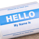 Self-introduction name stickers scrapbooking for Package stationeryB Kw