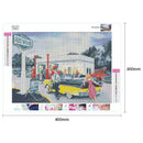 5D DIY Full Drill Square Diamond Painting Service Area Cross Stitch Mosaic