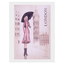 3Pcs Modern Oil Painting Canvas Picture Girl Wall Home Room Decor 40x60cm