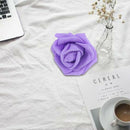 High Quality 100pcs / bag 6cm Foam Rose Heads Artificial Flower Heads Weddi D1D6