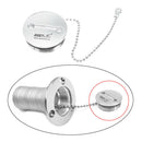 Boat Marine Filler Cap + Chain Steel for 1-1/2" Deck Plate Fill Boat Marine