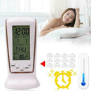 Digital Backlight LED Display Table Alarm Clock Snooze Alarm Thermometer X3E8
