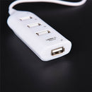 New Hot USB 2.0 High Speed 4 Port Splitter Hub Adapter For PC Computer Laptop Z